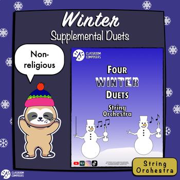 Preview of Four Winter (Non-Religious) Duets | String Orchestra