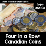 Four in a Row: Canadian Coins (Math Made Fun Series)