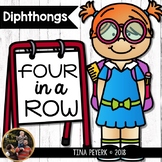 Four in a Row Games: Single Syllable and Multisyllabic Diphthongs