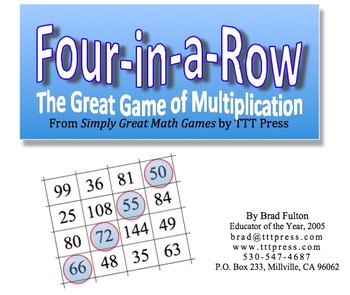 Preview of Four in a Row – The Engaging Game of Multiplication