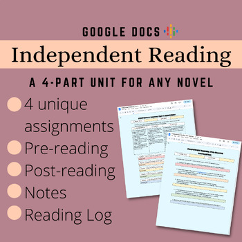 Preview of Four-part Independent Reading Unit