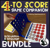 Four to Score BUNDLE Game Companion Mats (Articulation and