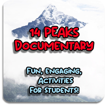 Preview of Fourteen 14 Peaks - Activities, Presentation, Lesson, Digital Resources