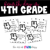 Fourth Day of Fourth Grade