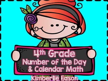 Preview of Fourth Grade Calendar Math/Number of the Day