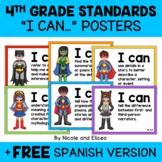 Fourth Grade Common Core Standards I Can Posters
