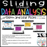Fourth Grade Digital Data Analysis Slides - Stem and Leaf Plots