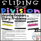Fourth Grade Digital Division Slides - Interpreting Remain