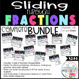 Fourth Grade Digital Fractions Slides - COMPLETE BUNDLE - 
