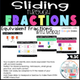 Fourth Grade Digital Fractions Slides - Equivalent Fractio