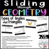 Fourth Grade Digital Geometry Slides - Types of Angles and