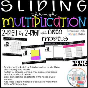 Fourth Grade Digital Multiplication Slides - 2-Digit by 2 ...