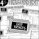 Fourth Grade Exit Tickets Measurement