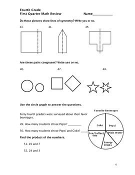 4th Grade Math Rise of Gru State Test Review - Classful