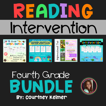 Preview of Reading Fluency & Comprehension 4th Grade Bundle