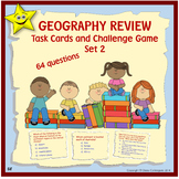 Geography Review and Challenge Game, Set 2 Distance Learning