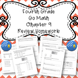 Fourth Grade Go Math Chapter 9 Review Homework