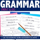 Fourth Grade Grammar Pack