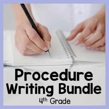 Preview of 4th Grade How To Procedure Writing Bundle | PowerPoint, Worksheets, Crafts