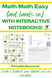 Fourth Grade Interactive Math Notebook/Journal