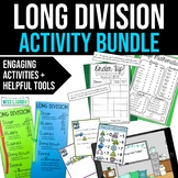 Fourth Grade Long Division Activity and Tool Bundle