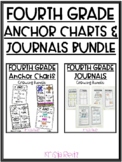 Fourth Grade Math Anchor Chart & Journal Bundle {decimals,