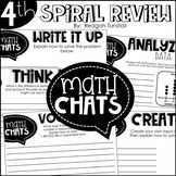 Fourth Grade Math Chats Spiral Review