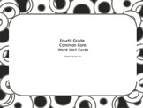 Fourth Grade Math Common Core Word Wall Cards 4.NBT.2 Blac