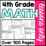 4th Grade Math Curriculum LESSONS ONLY, 4th Grade Math Rev