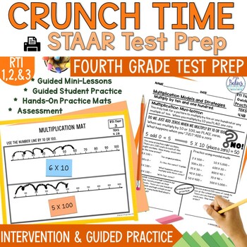 Preview of Fourth Grade Math Intervention Guided Practice Bundle
