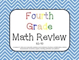 Fourth Grade Math Review 81-90 Common Core Aligned