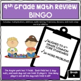 Fourth Grade Math Review Bingo