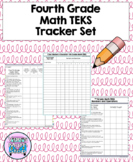 Fourth Grade Math TEKS Tracker Set