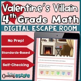 Fourth Grade Math Valentine's Day Activity - Digital Escape Room!