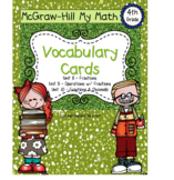 Fourth-Grade Math Vocabulary {My Math Series - Units 8, 9,