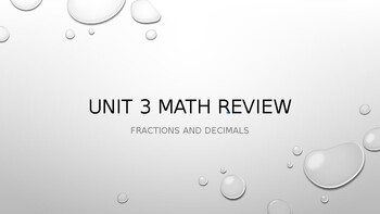 Preview of Fourth Grade NF Assessment Review