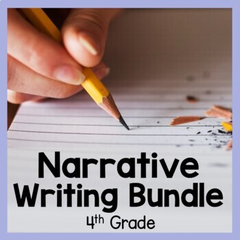 Preview of 4th Grade Narrative Writing Bundle | PowerPoint, Worksheets, Crafts