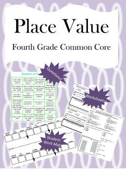 Preview of Fourth Grade Place Value Math Unit - Common Core