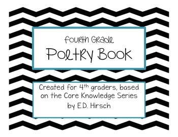 Preview of Fourth Grade Poetry Packet- Core Knowledge Series