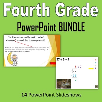 Preview of Fourth Grade PowerPoint BUNDLE