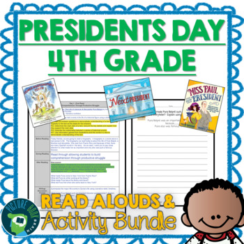 Preview of Fourth Grade Presidents Day Read Alouds and Google Activities Mega Bundle