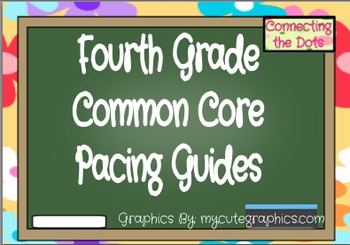 Preview of Common Core Planning Guide (4th Grade)