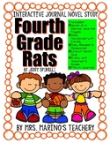 Fourth Grade Rats Interactive Journal Novel Study