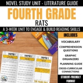 Fourth Grade Rats Novel Study Activities with Comprehensio
