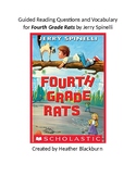 Fourth Grade Rats Questions, Vocabulary, and More