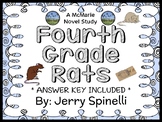 Fourth Grade Rats (Jerry Spinelli) Novel Study / Comprehen