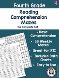 Fourth Grade Reading Comprehension Mazes Complete Set