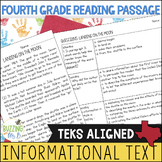 Fourth Grade Reading Passage for Informational Text - Land