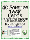 Fourth Grade Science Test Prep Cards