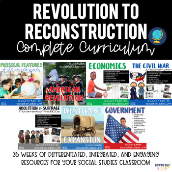 Preview of Social Studies Curriculum bundle (Fourth Grade US History)